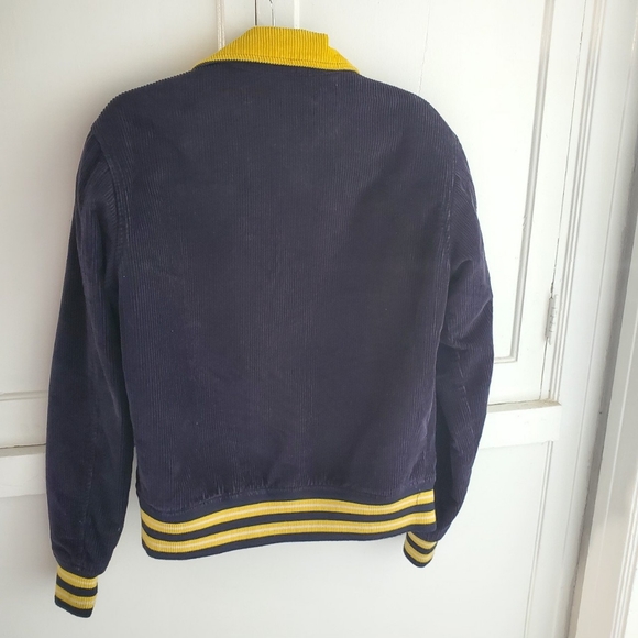 american apparel corduroy varsity letterman jacket - Picture 4 of 4
